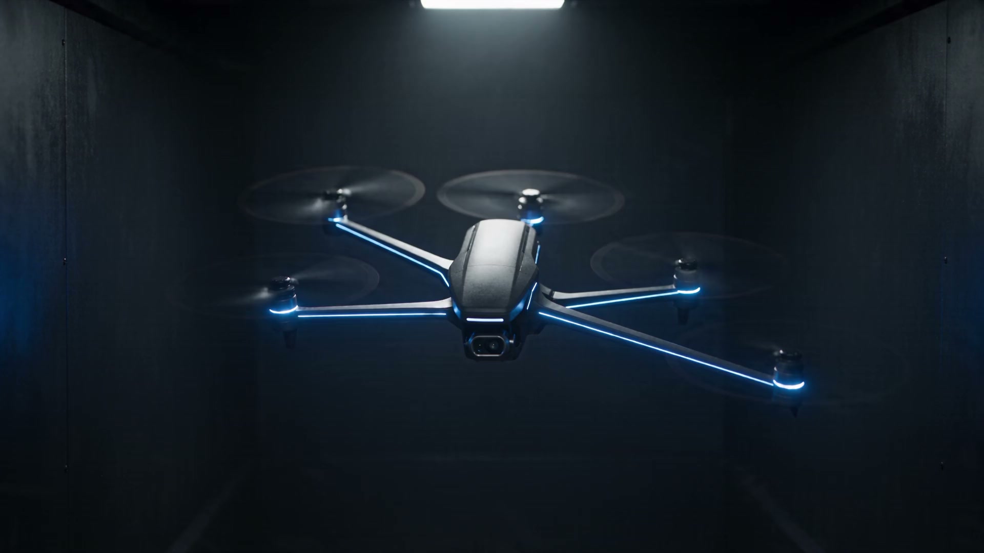 The A-1 holding still in the wind tunnel